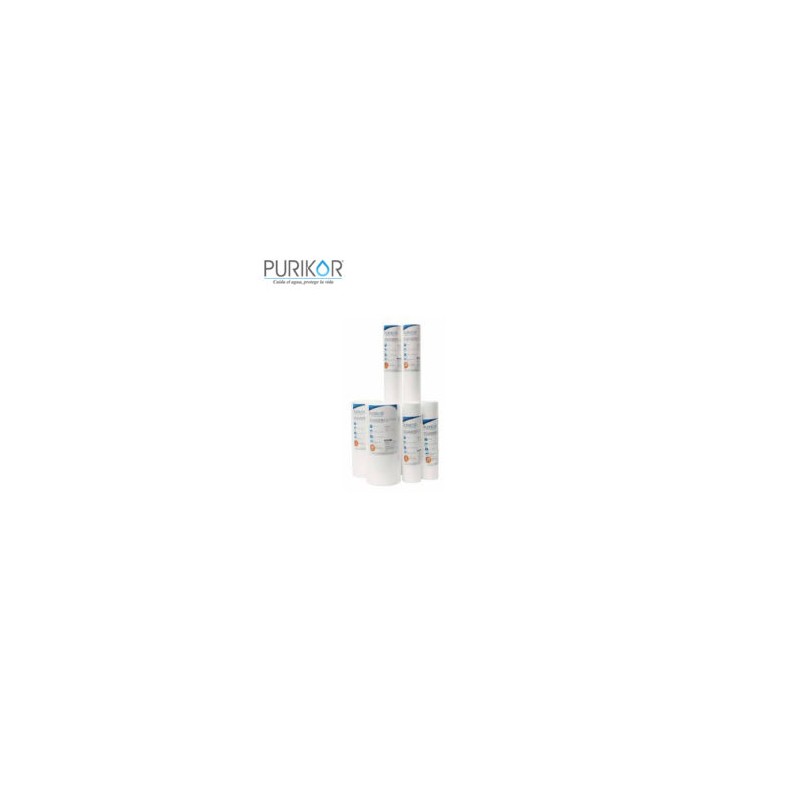 Cartucho de polipropileno termofusionado (polyspun) 20” x 4.5” 10 micras